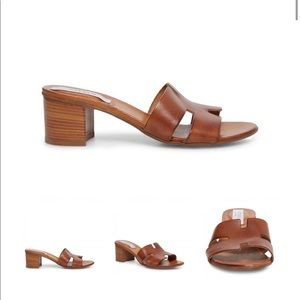 Steve Madden Joya Cognac Leather Sandals